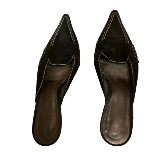 Martinez Valero | Black Kitten Heel | Size 7.5 Narrow - Picture 2 of 12